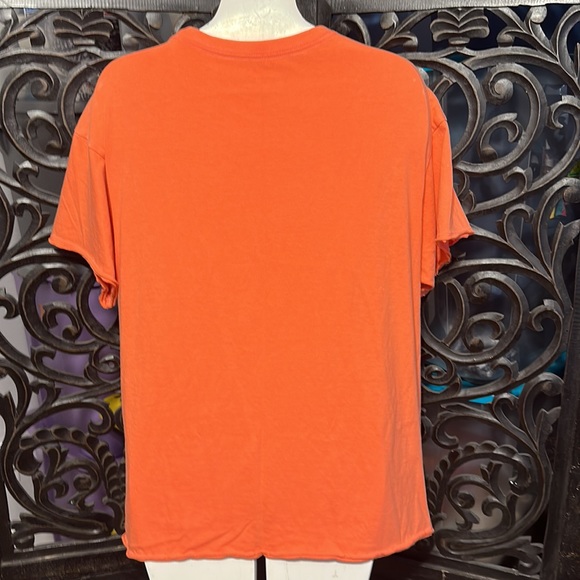 LIFE IS GOOD CORAL BLACK LAB AT BEACH SHORT SLEEVE CRUSHER TEE / T SHIRT TOP. - Picture 5 of 7